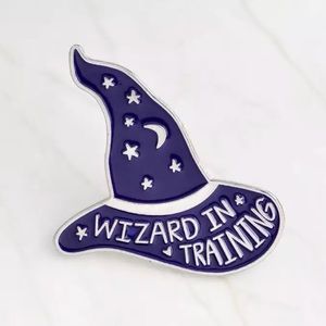 3/$18 NEW Wizard In Training Magic Enamel Pin Brooch